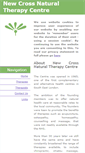 Mobile Screenshot of newcrossnaturaltherapy.com